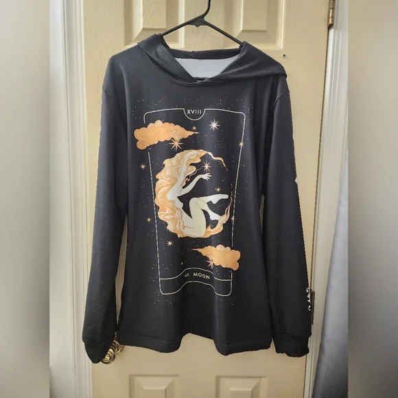 Moon Card Hoodie Sweater - Picture 2 of 10